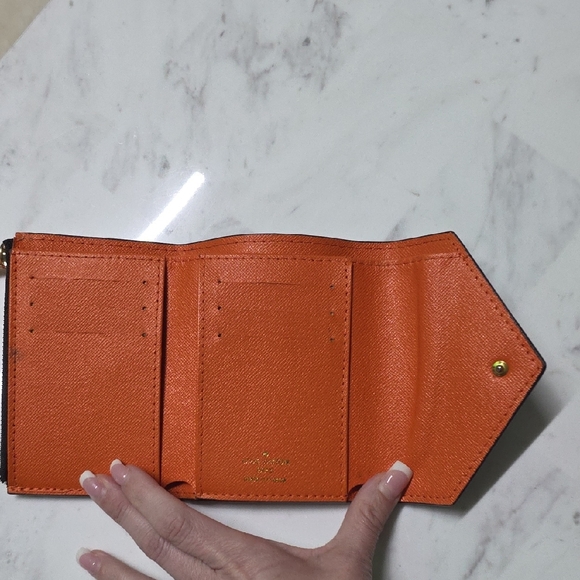 LV Brown and Orange Monogram Wallet - Picture 3 of 16
